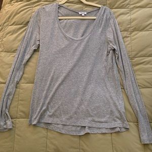 Splendid Long Sleeved Scoop neck tee